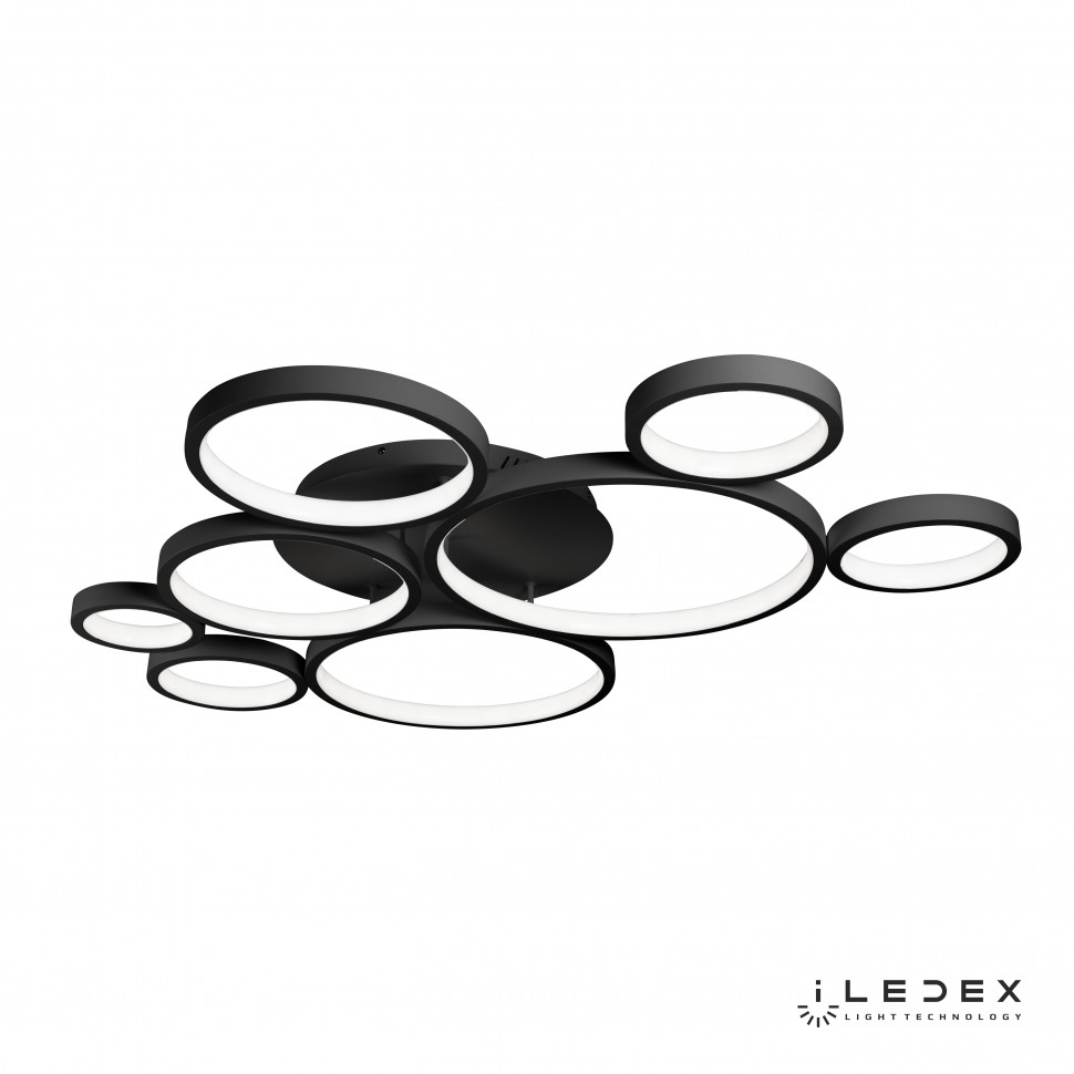 Потолочная люстра ILedex Ring Star 9004-8L-X BK