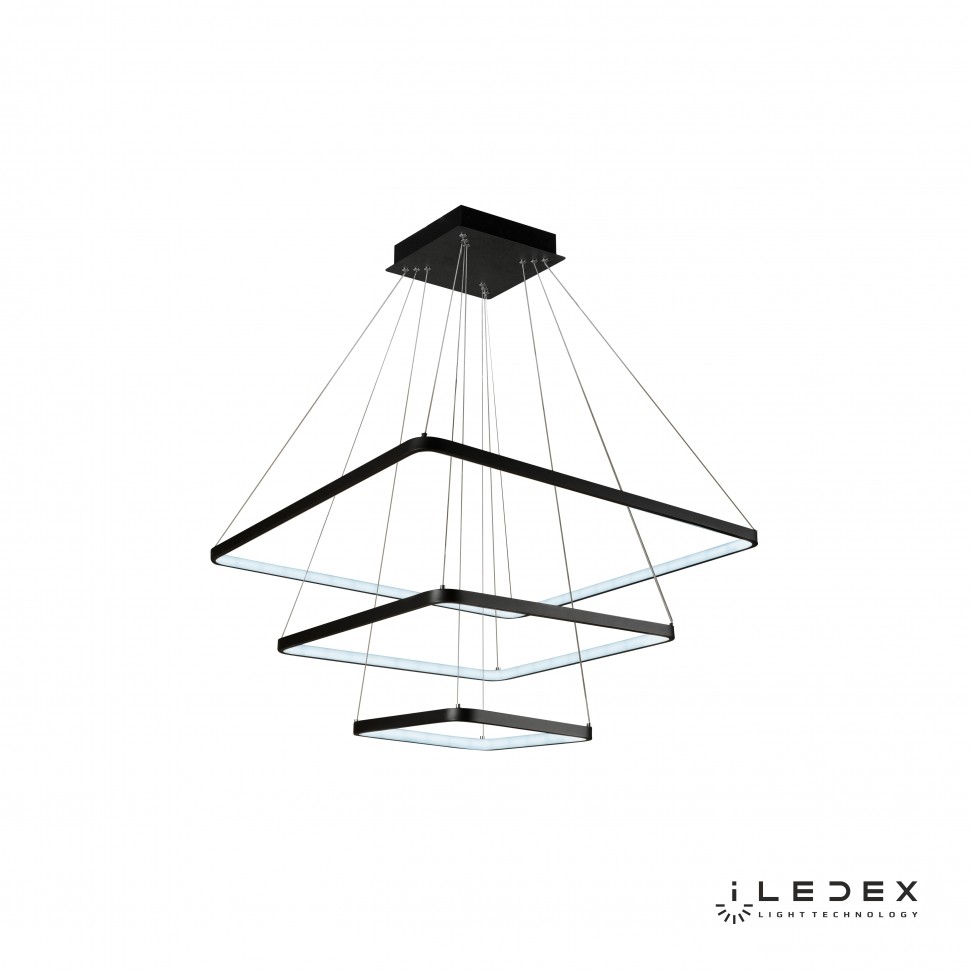 Подвесная люстра ILedex Venus 8153-700+500+300-D-T BK