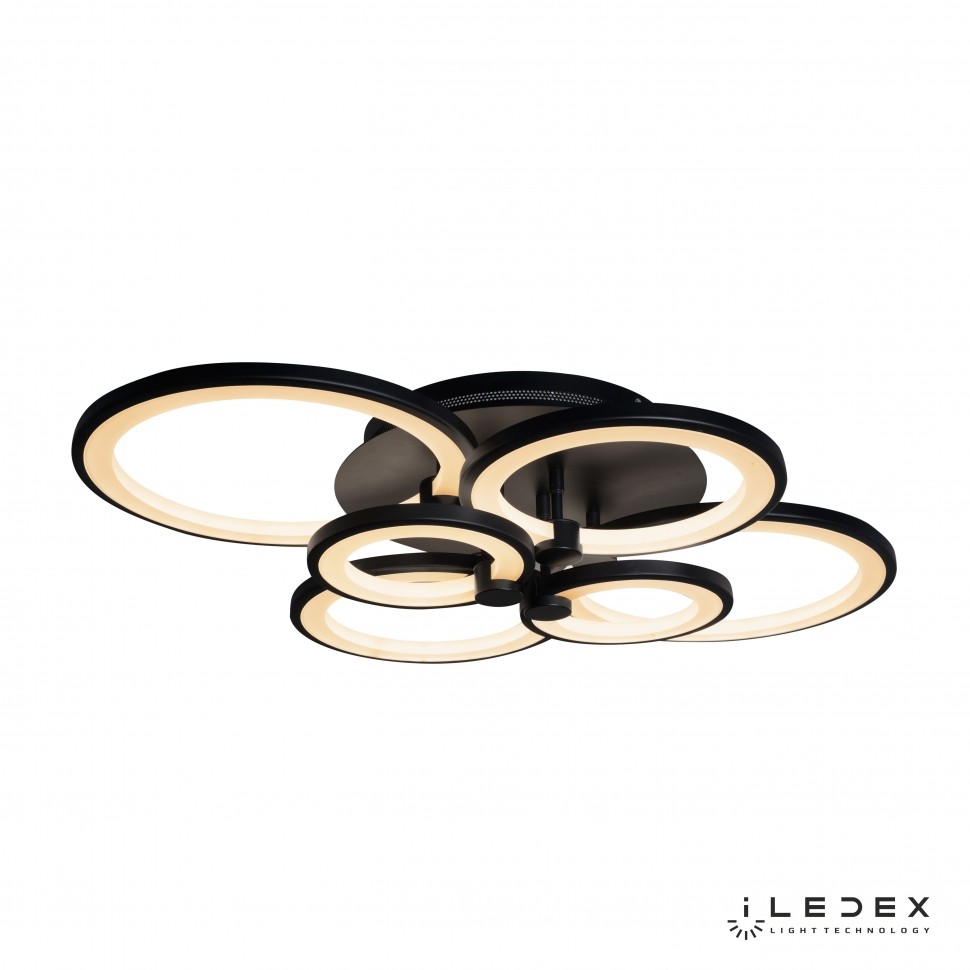 Потолочная люстра ILedex Ring A001/6 BK