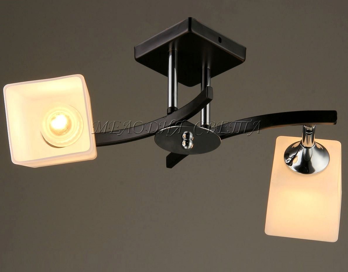 Потолочная люстра Мелодия Света P7765-2 BK+CR 000024906