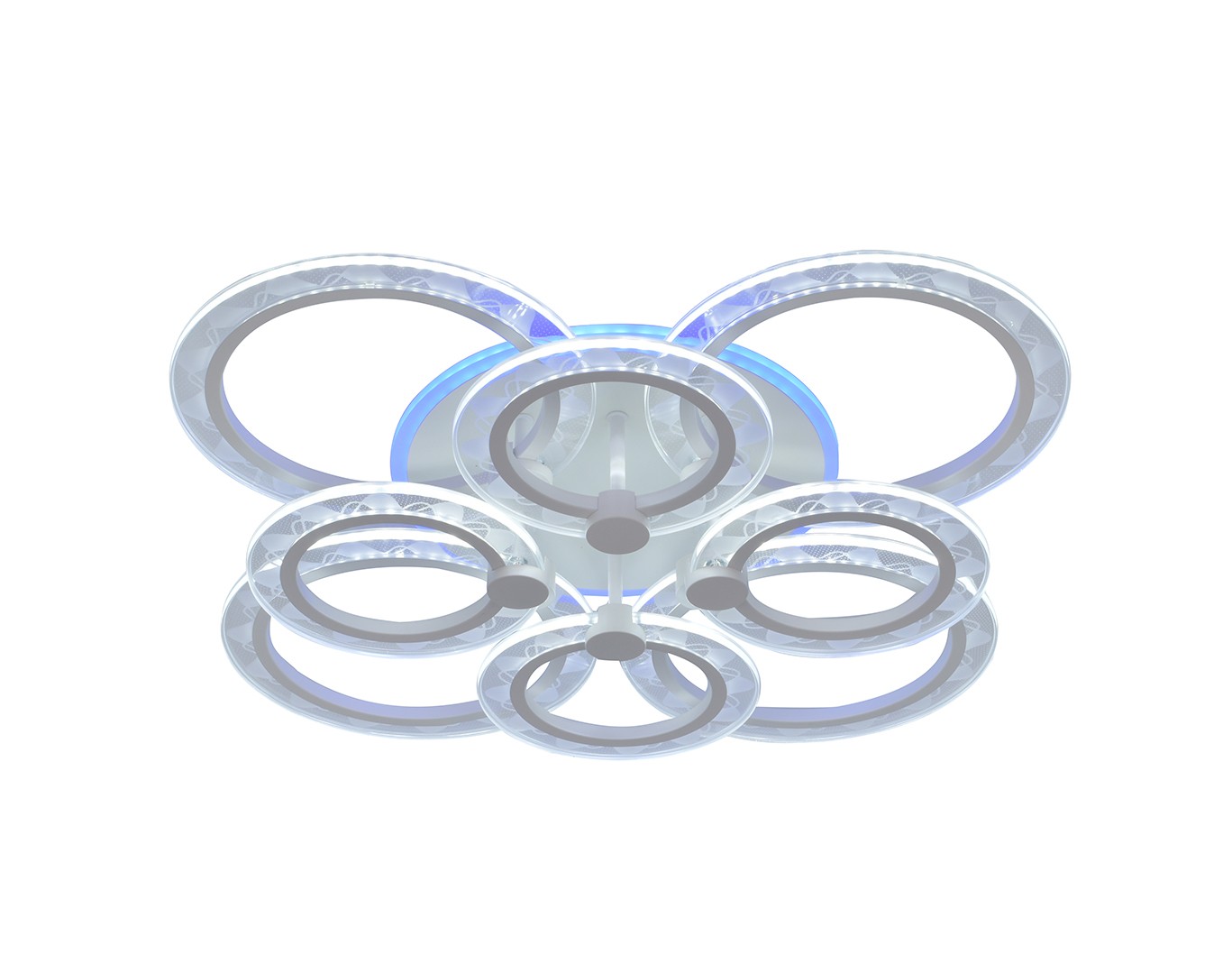 Потолочная люстра Мелодия Света M68781-650-4+4+1 138W WT 000029035