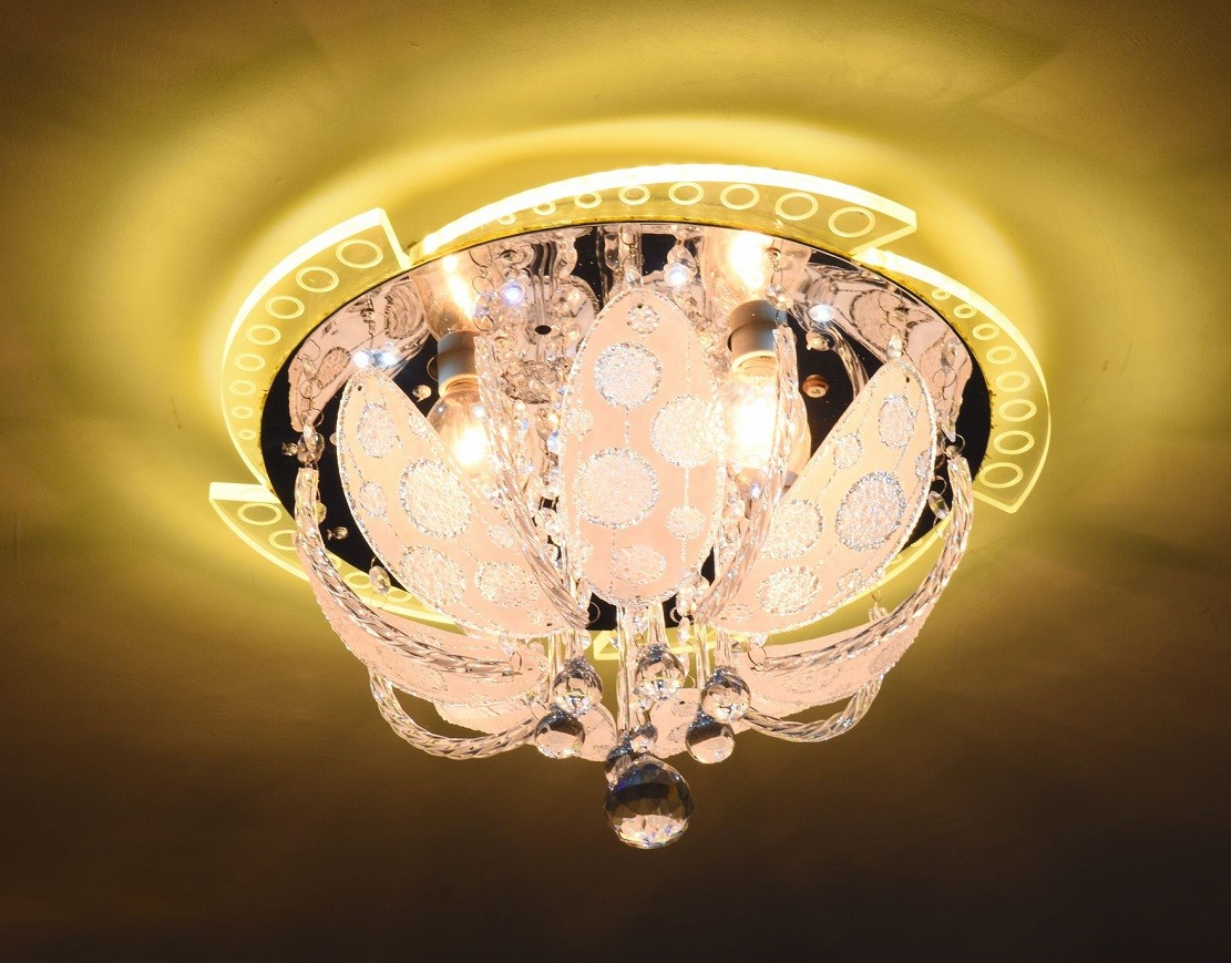 Потолочная люстра Мелодия Света 55048-4-400 WT+RBP(YL+WT) 000027656