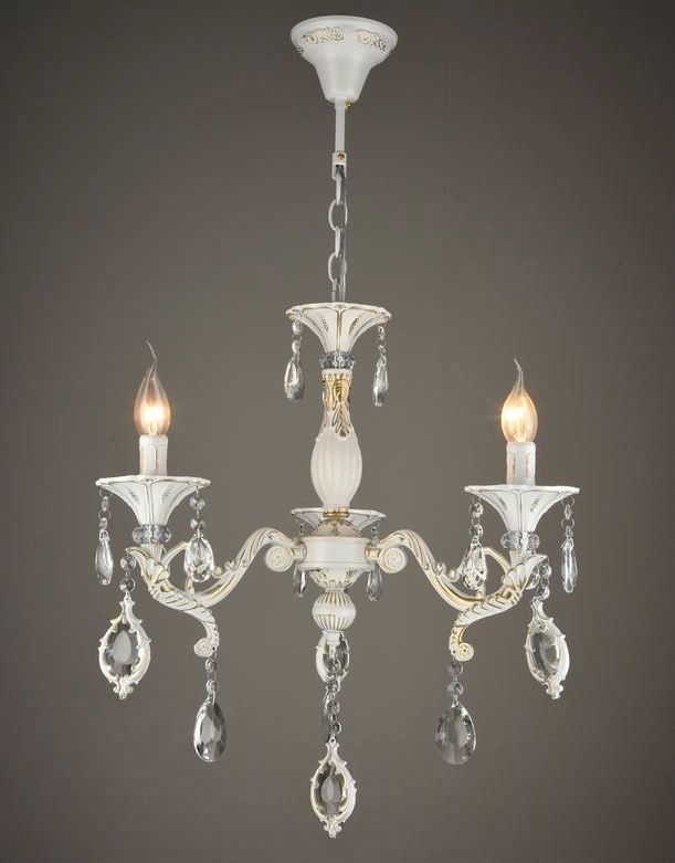 Подвесная люстра Мелодия Света P7404-3 WT+GD 000025714