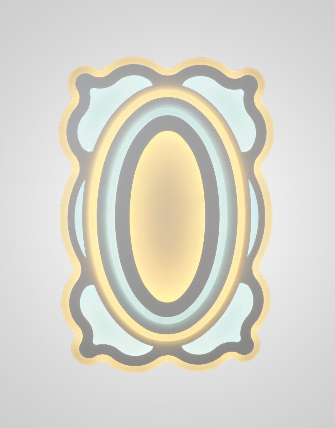 Потолочная люстра Мелодия Света 8801-1 000 300W WT+YL 000022173