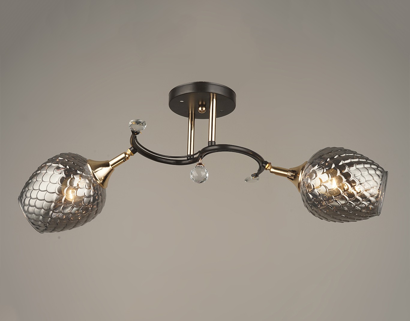 Потолочная люстра Мелодия Света P5730-2 BK+GD 000020880