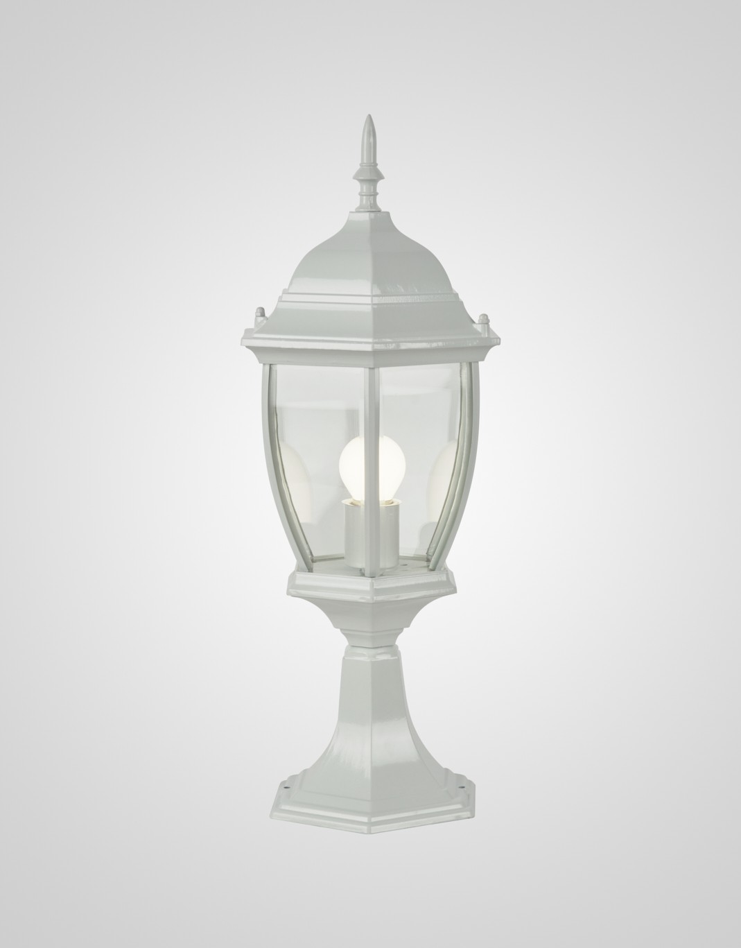 Уличный наземный светильник Мелодия Света Street P-02-M-1 WT 000021901