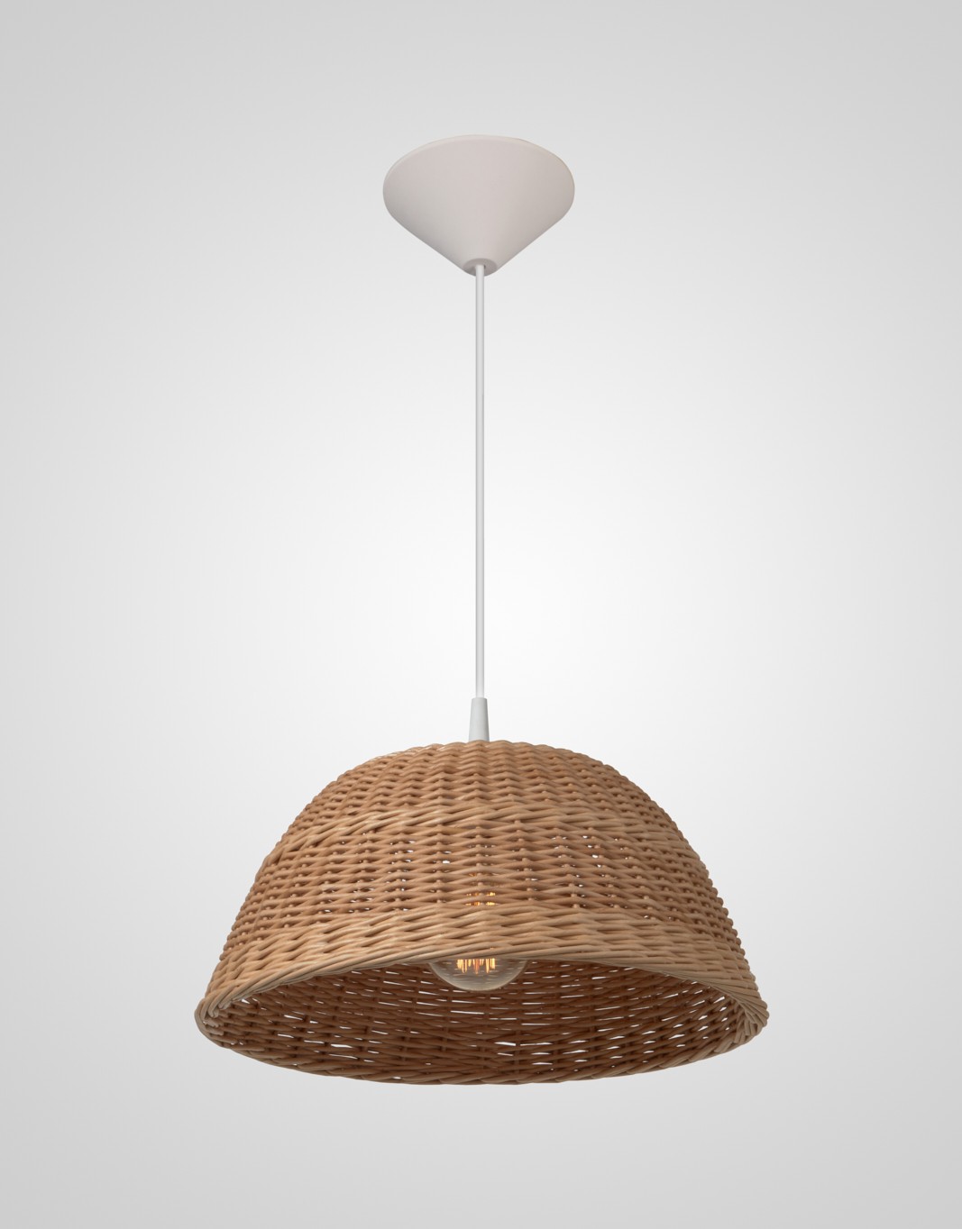 Светильник подвесной Мелодия Света Rattan RG201-1P-400 BG 000030654