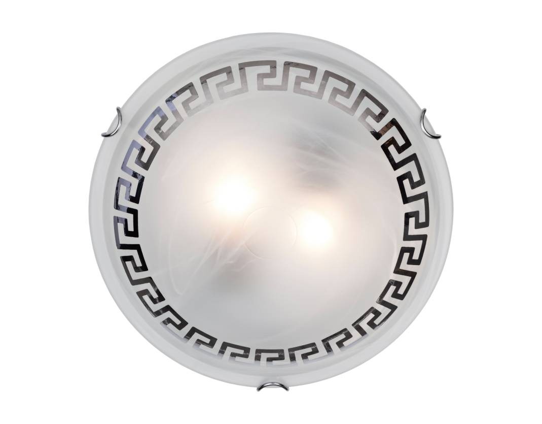 Настенно потолочный светильник Мелодия Света Greece R4001-2W-300 MAT WT+SL 000040380