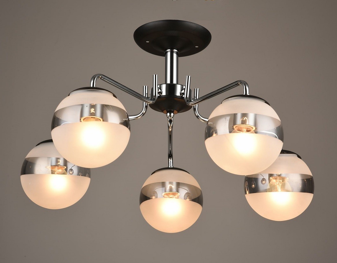 Потолочная люстра Мелодия Света P8189-5 BK+CR 000025680