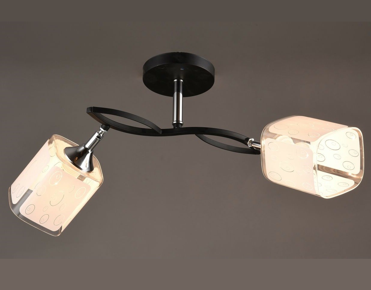 Потолочная люстра Мелодия Света P7511-2 BK+CR 000025257