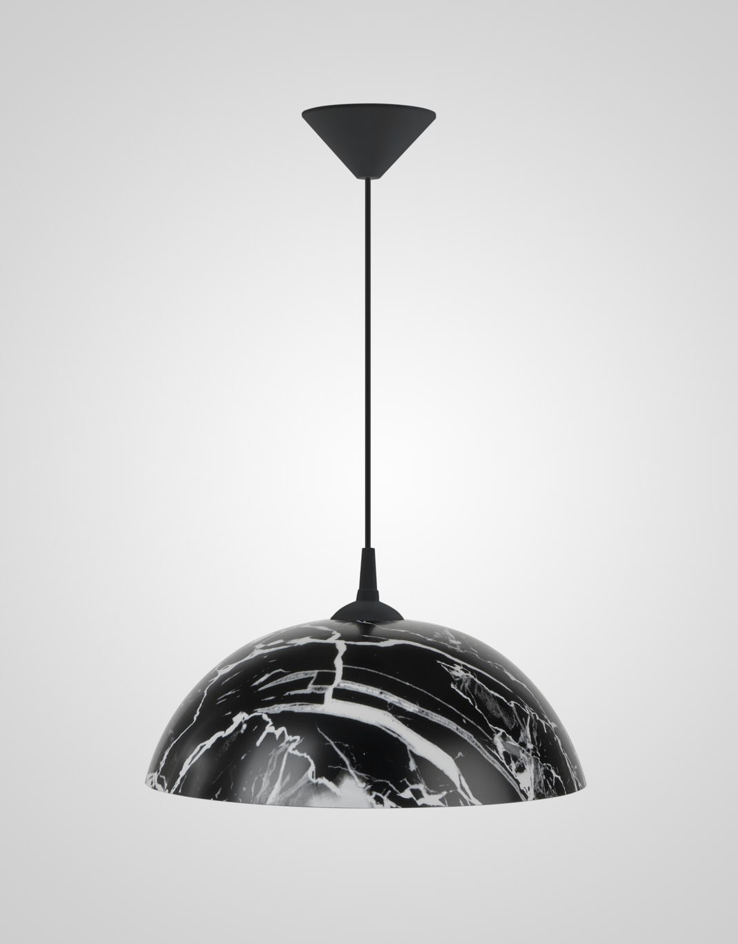 Светильник подвесной Мелодия Света Pleks PL-005-1P-400 BK+WT 000030836