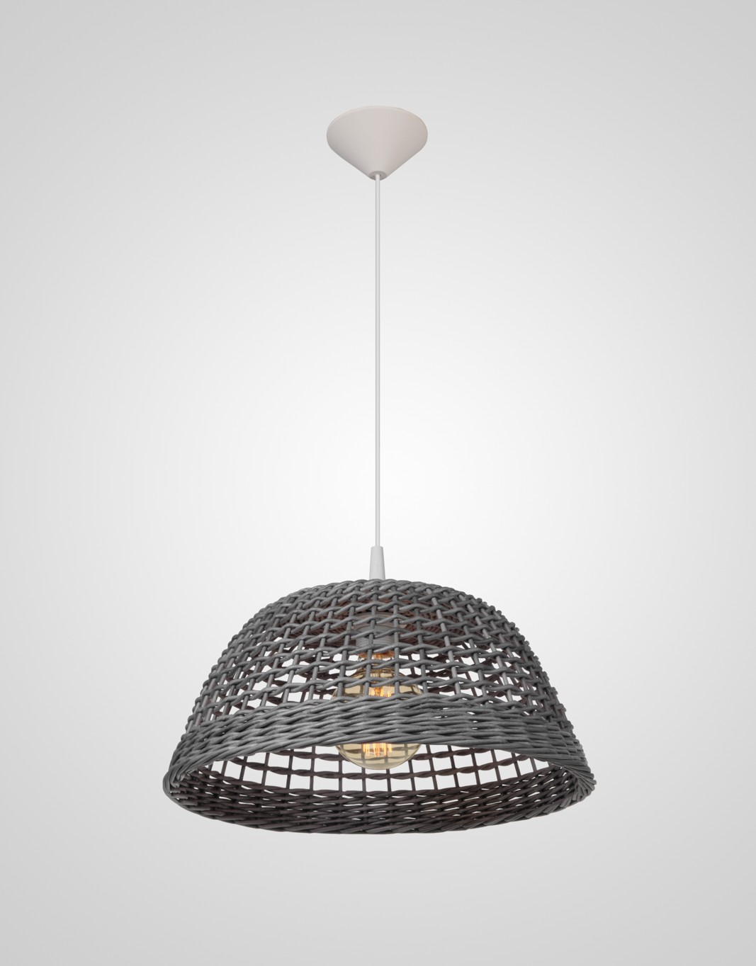 Светильник подвесной Мелодия Света Rattan RG202-1P-400 GR 000031222