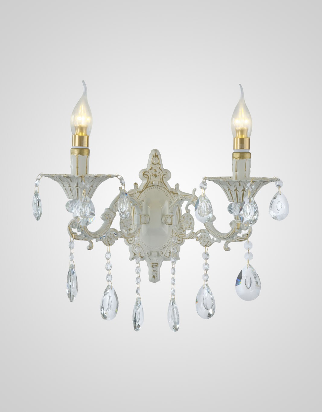 Настенное бра Мелодия Света Bourgeois 6628L-2W LWG 000026000