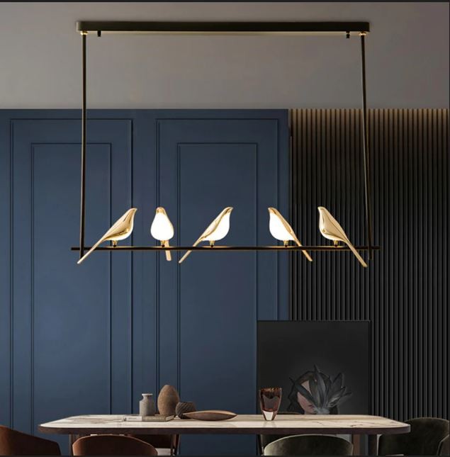 Люстра на штанге Мелодия Света SS5346-5 BK+GD 000057013