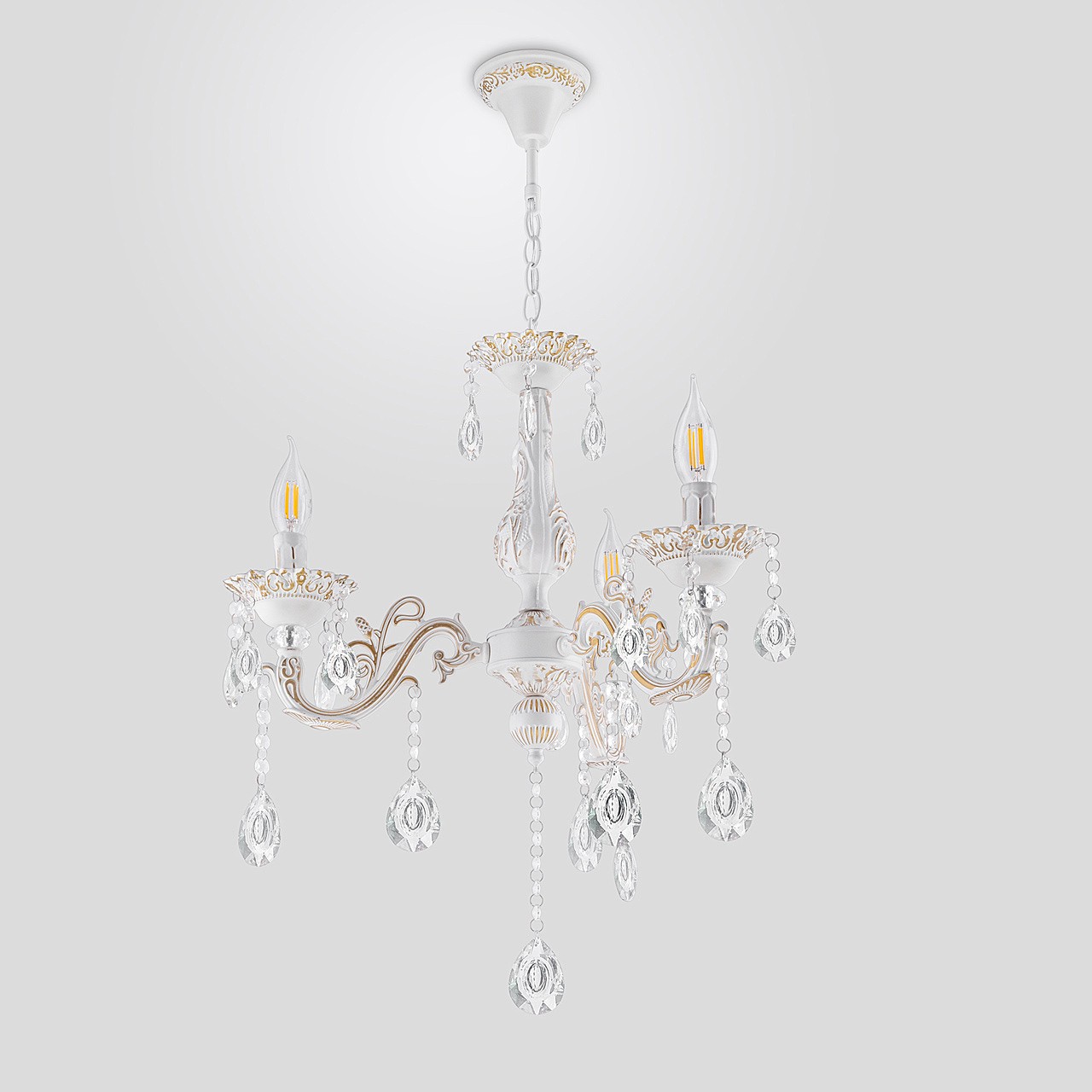 Подвесная люстра IMEX KL.3584-3-P WH