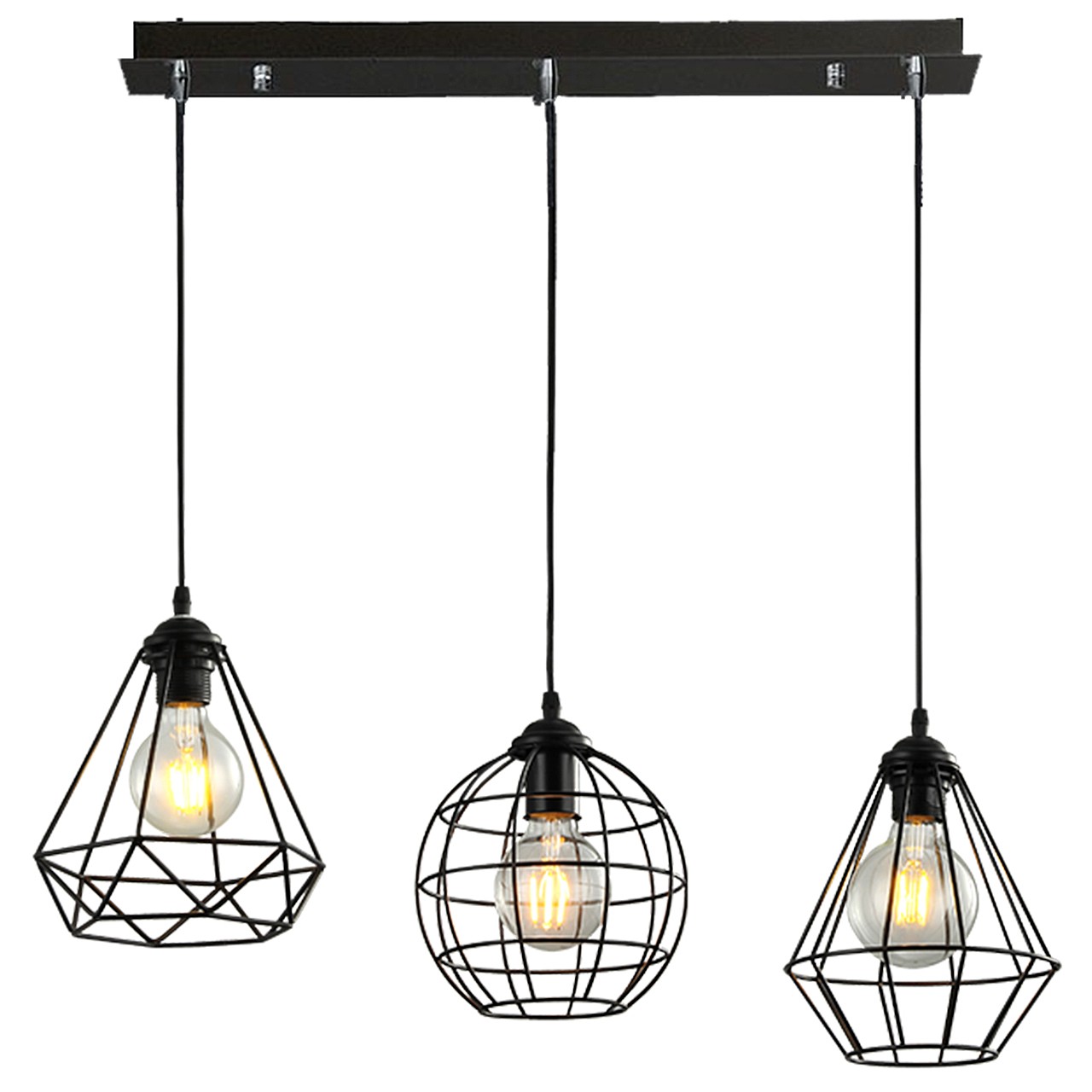 Светильник подвесной IMEX MD.1716-3-P BK