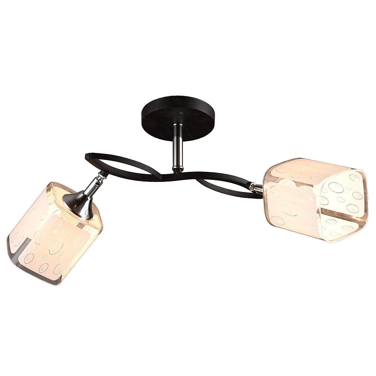 Потолочная люстра IMEX MD.3499-2-S BK+CH