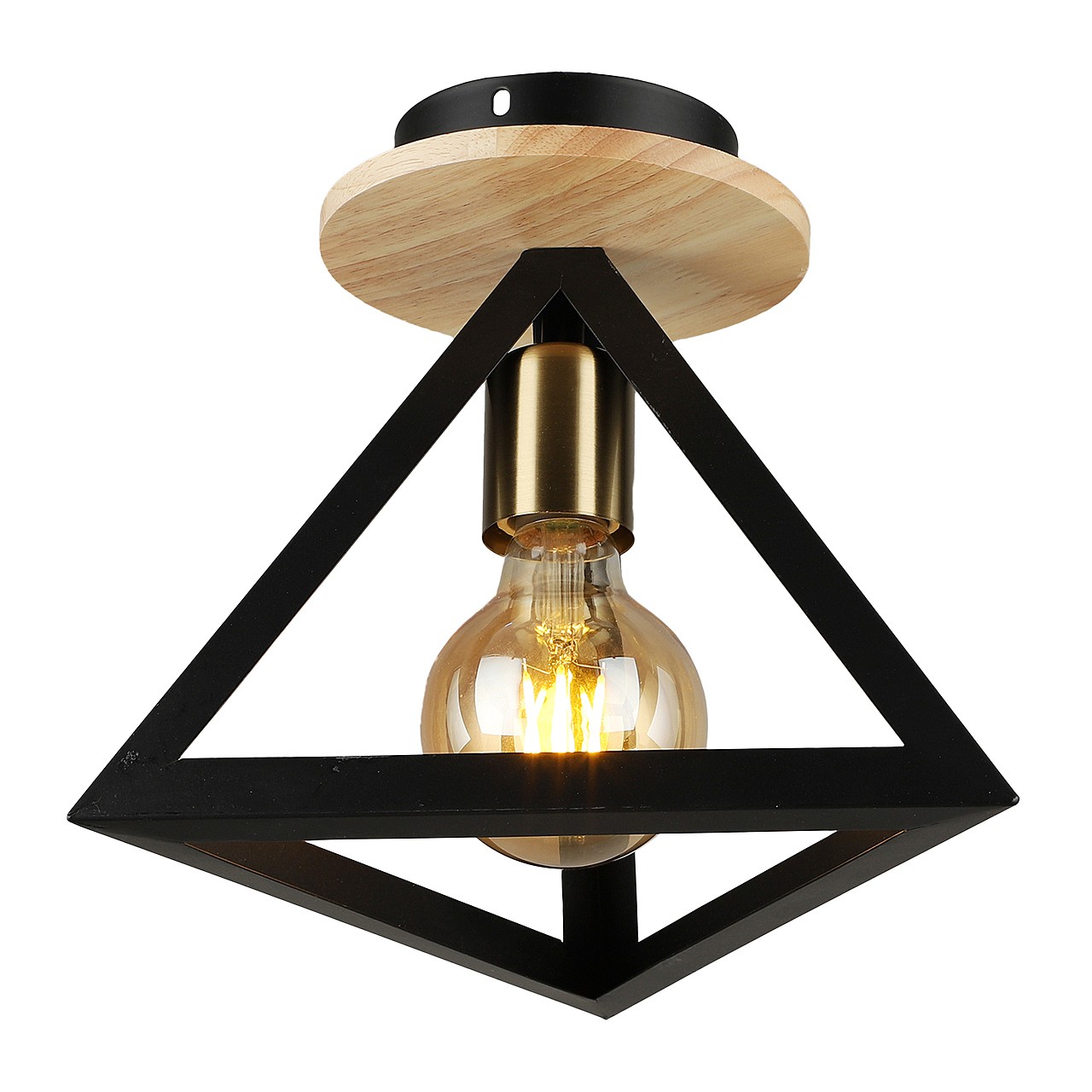 Светильник потолочный IMEX Geos MD.4779-1-P BK