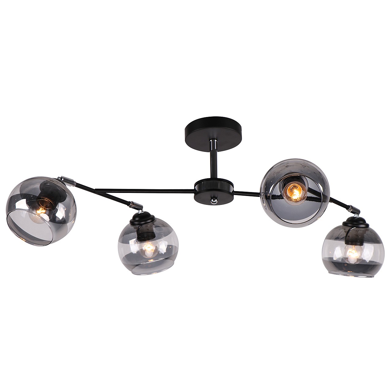 Потолочная люстра IMEX MD.9460-4-S BK+CH