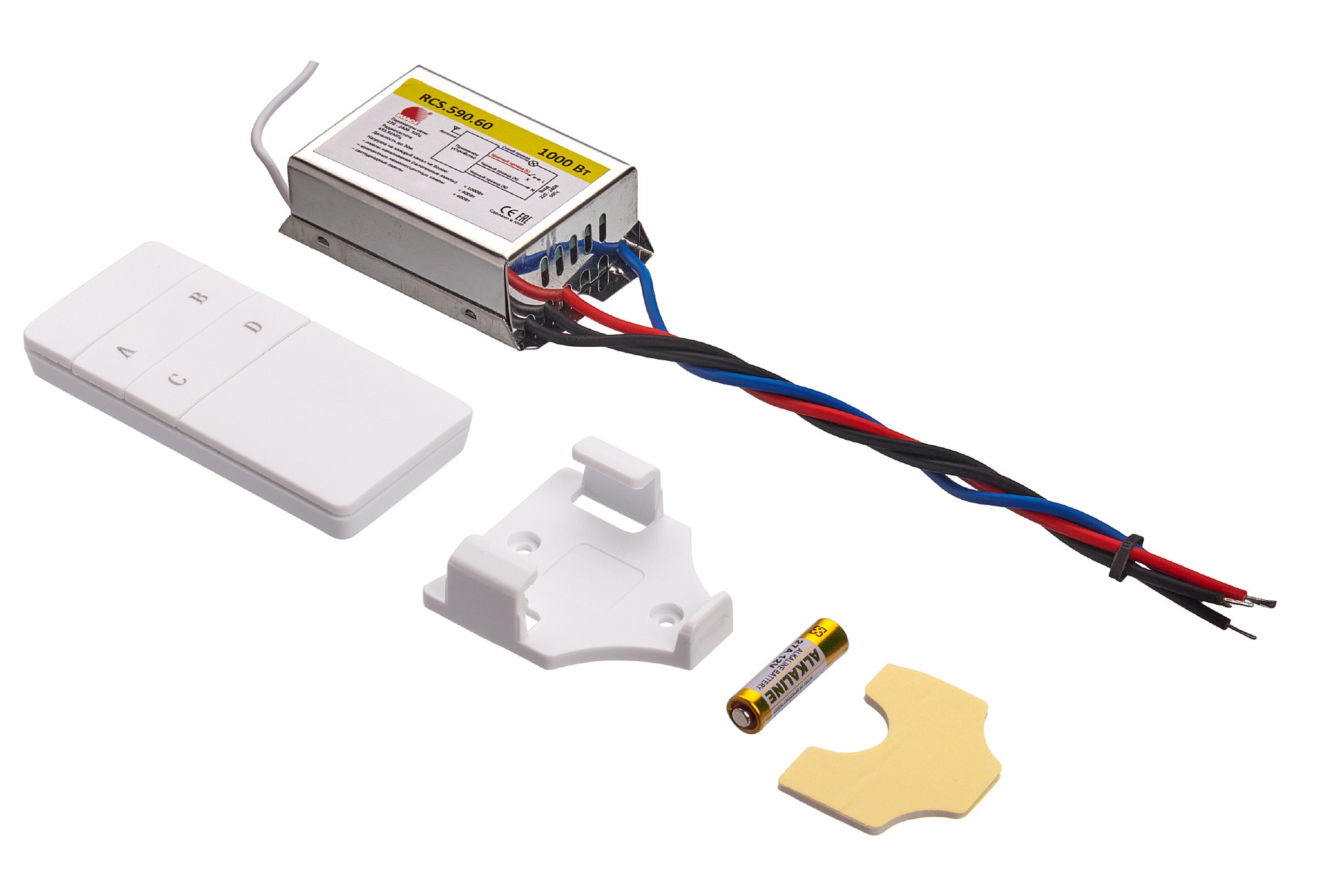 Выключатель с ДУ RF-Мини. 1*1000Вт IMEX RCS.590.60