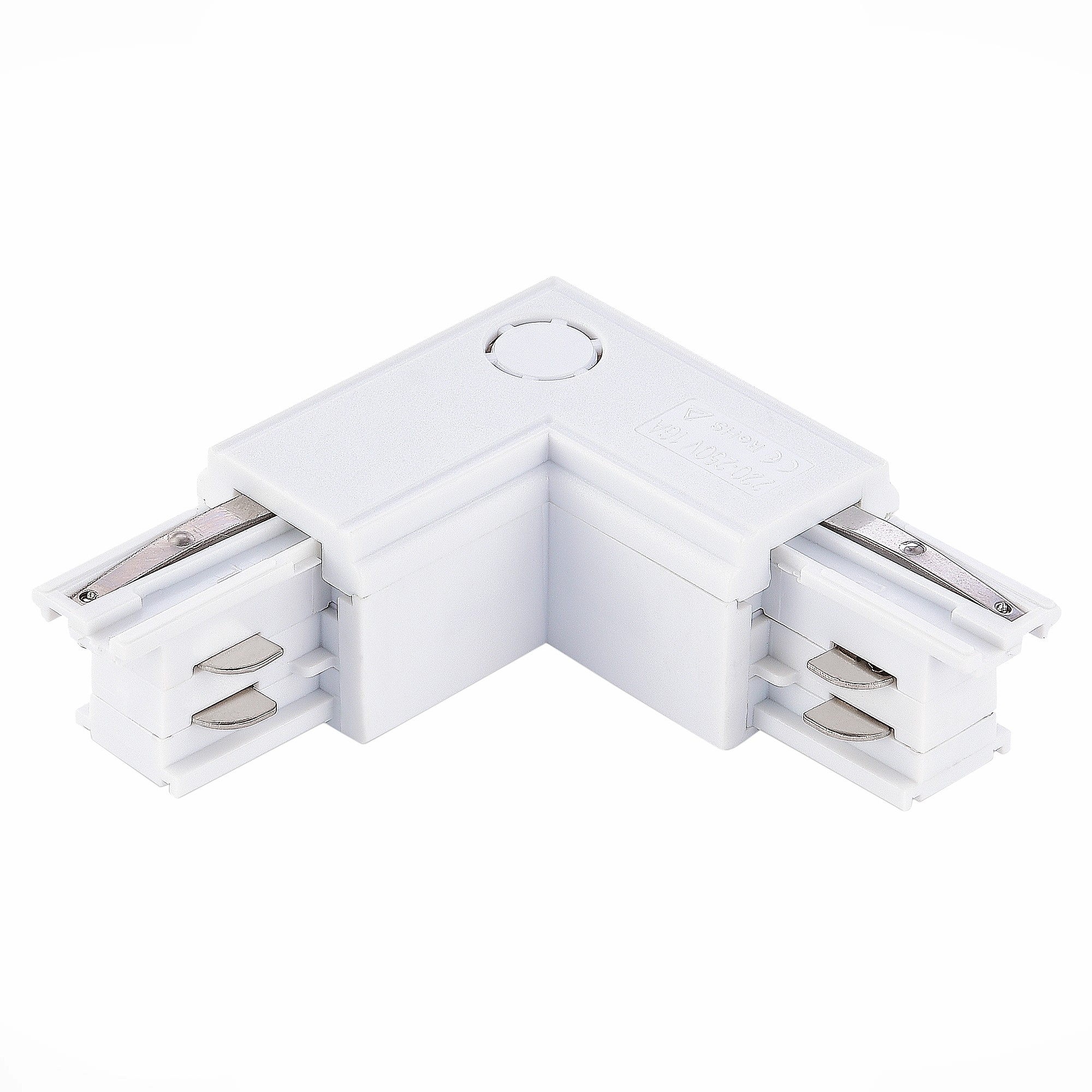 Угловой токоподвод левый для трехфазного шинопровода ST Luce Трехфазная трековая система ST030.509.15L