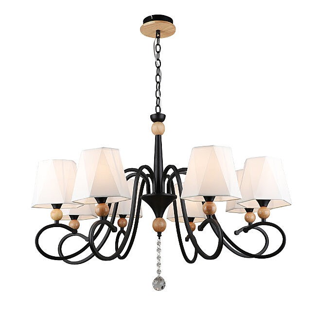 Подвесная люстра Wedo Light Shanita WD3590/8P-BK-WT