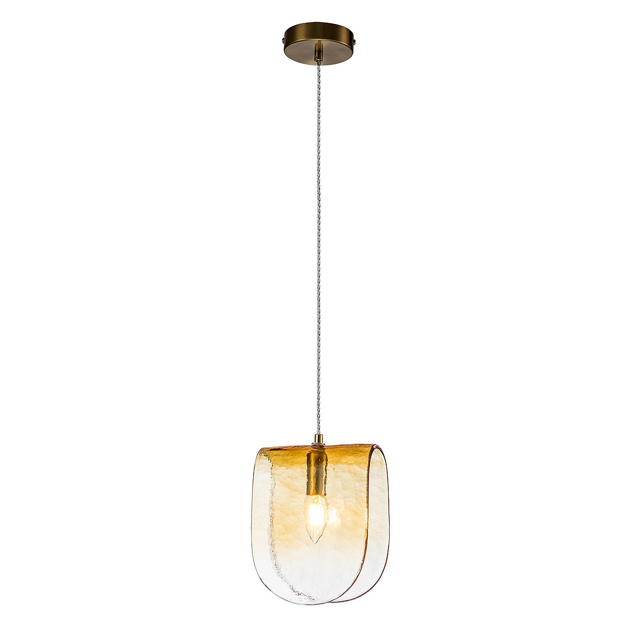 Светильник подвесной Indigo Manto 11035/1P Amber V000373