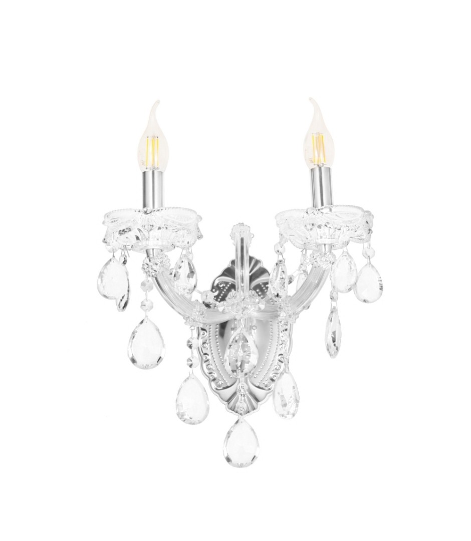 Настенное бра Lumina Deco Eliza LDW 7029-2 CHR