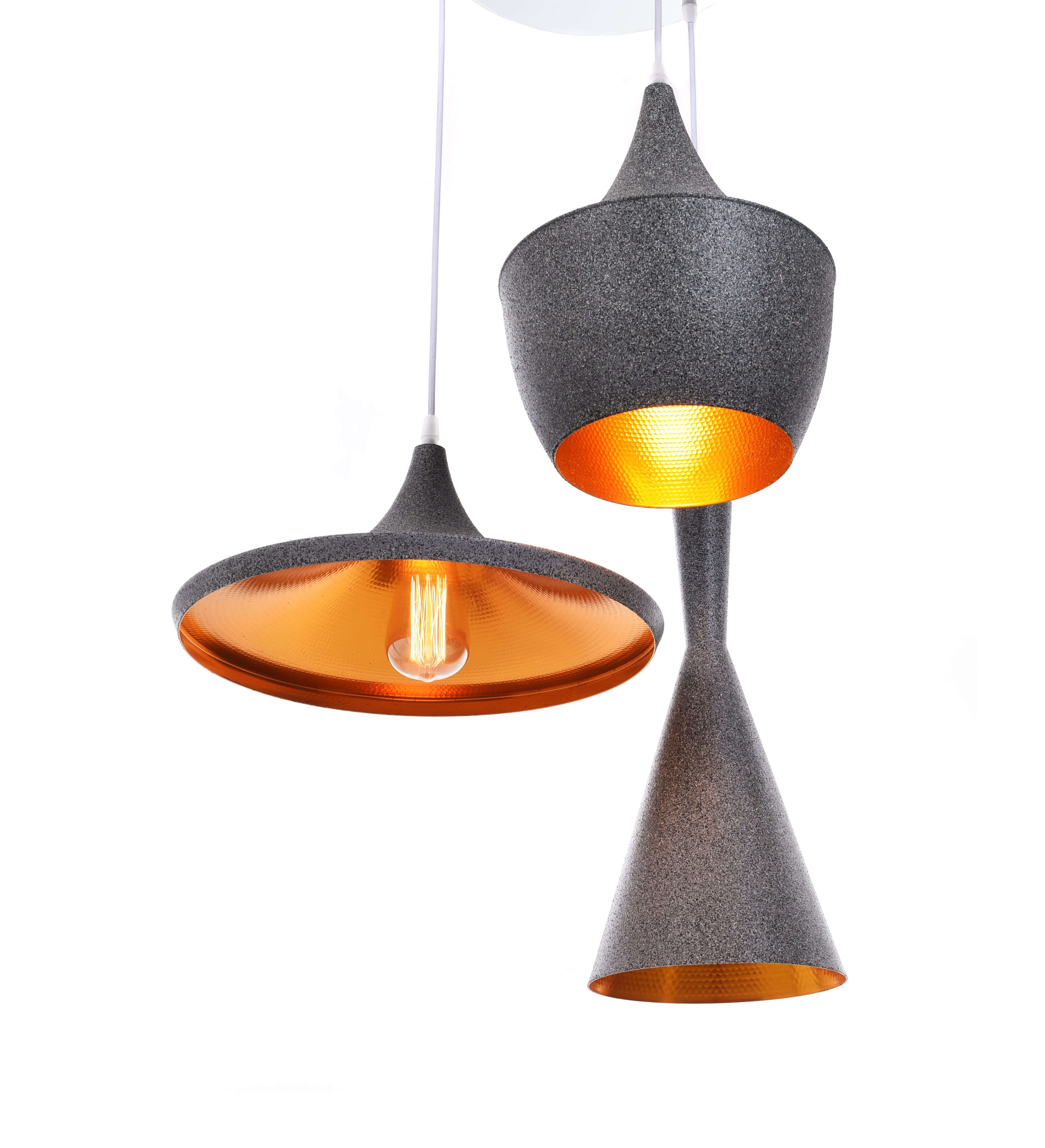 Светильник подвесной Lumina Deco Foggi LDP 7712-3 GRANIT