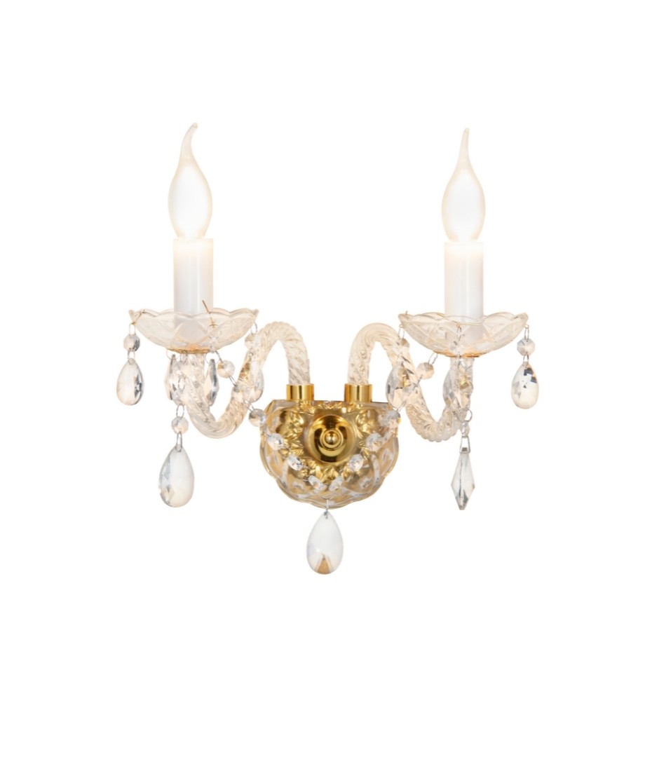 Настенное бра Lumina Deco Eliza LDW 7026-2 SL+GD