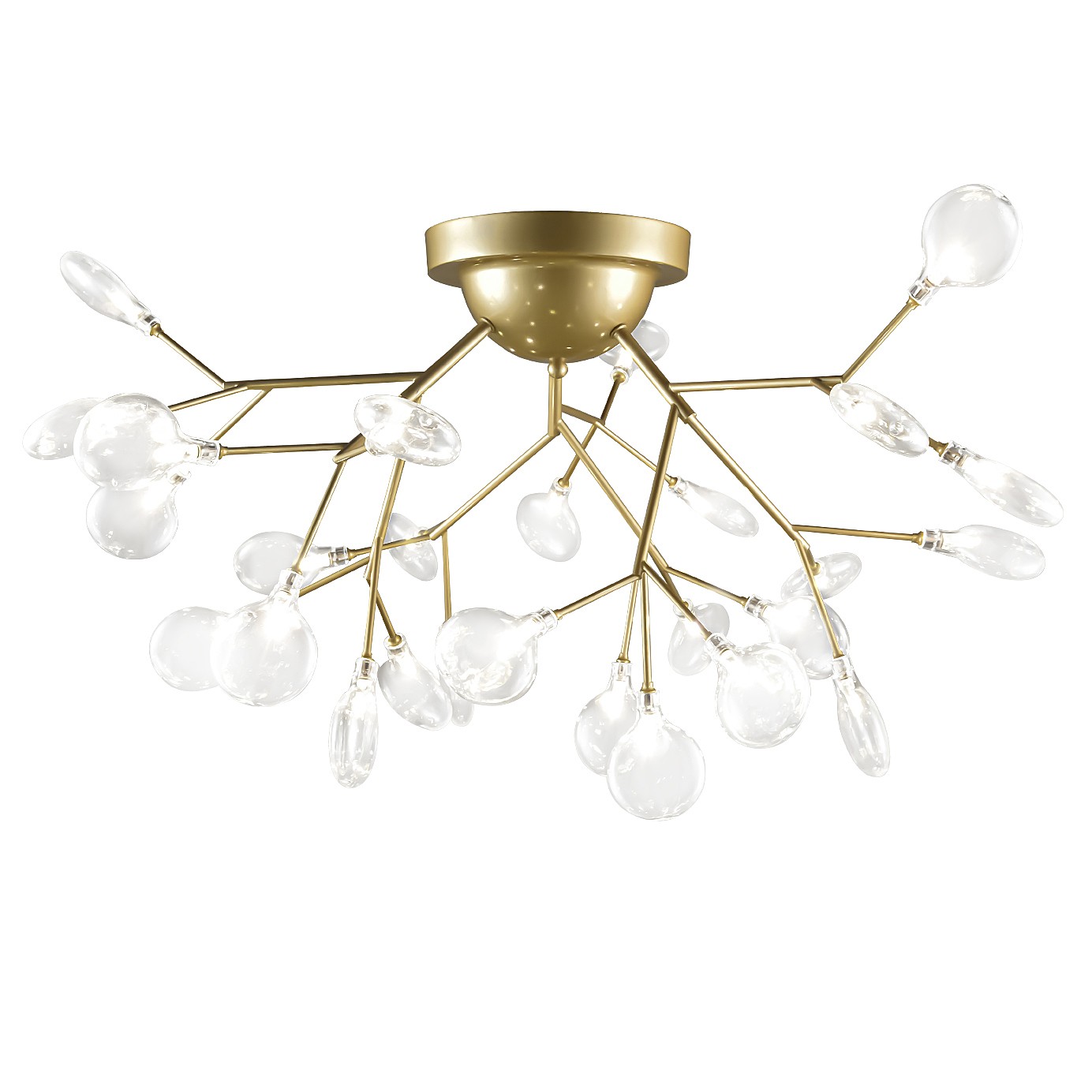 Потолочная люстра Natali Kovaltseva Grace Ll GRACE 75126/27C GOLD SATIN