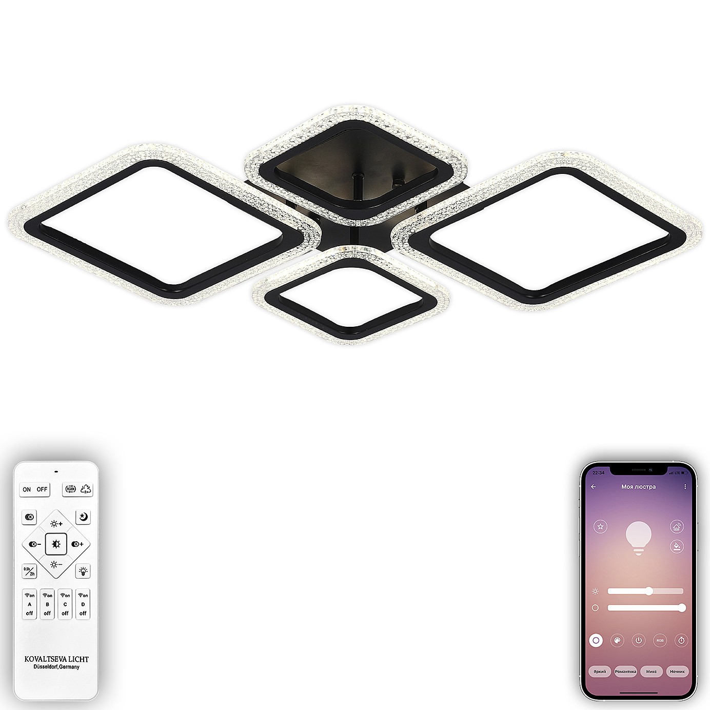 Потолочная люстра Natali Kovaltseva Opti LED LAMPS 81232