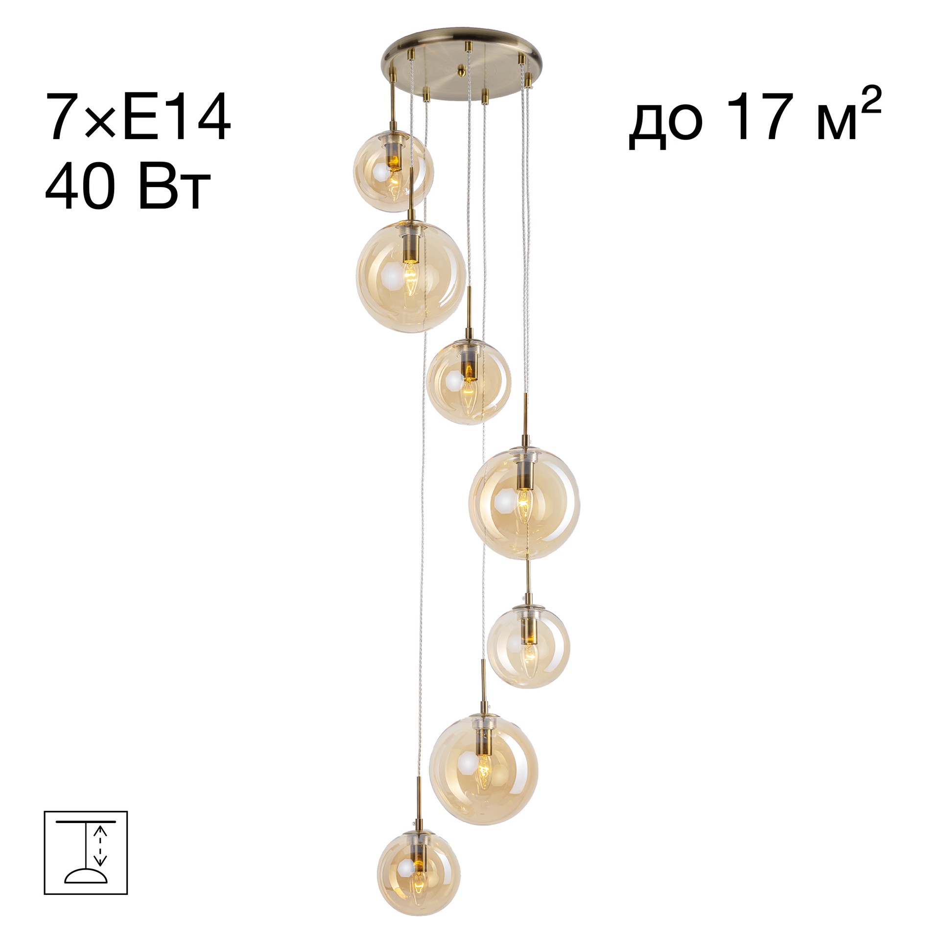 Светильник подвесной Citilux Томми CL102073