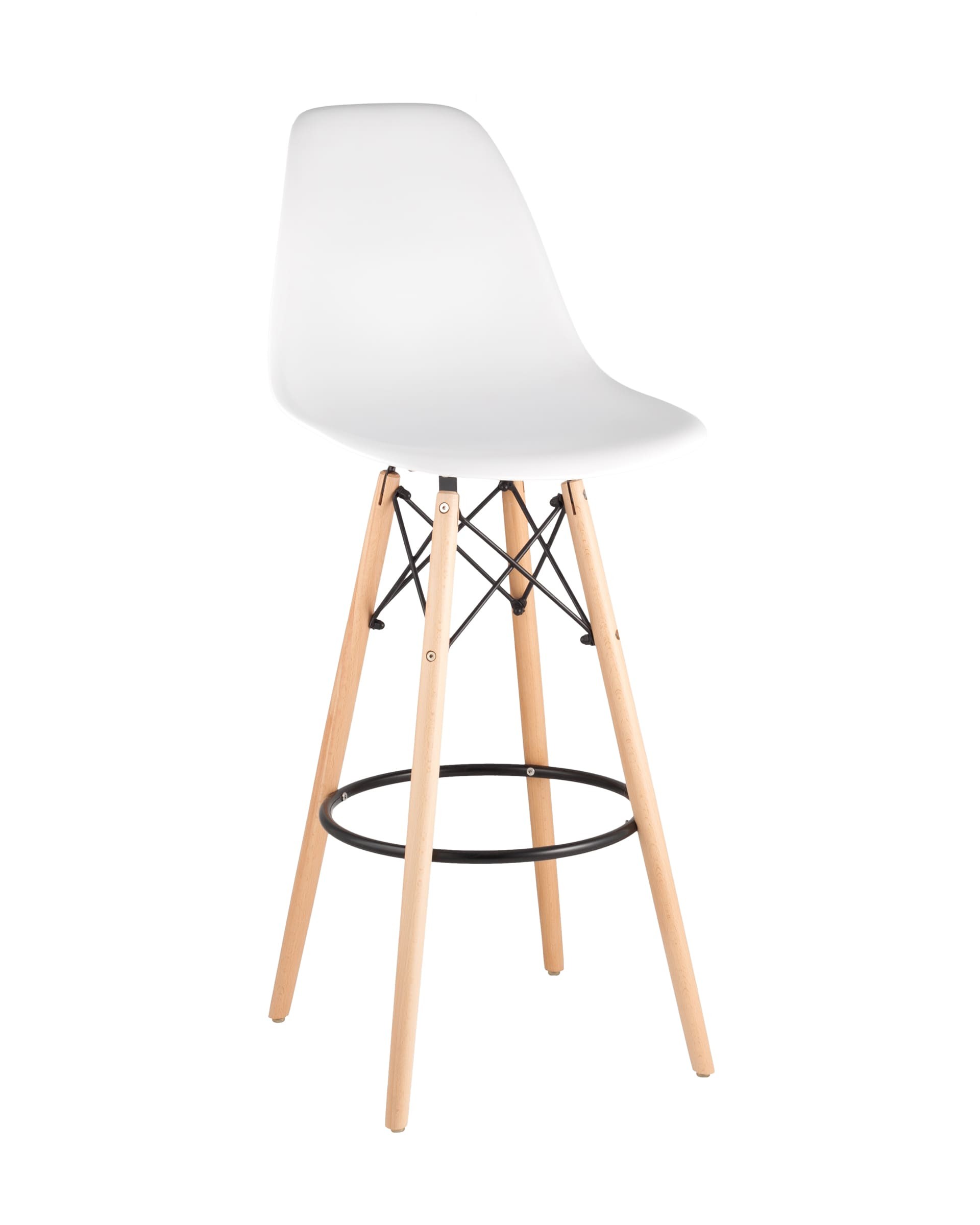 Барный стул Stool Group DSW 8056H WHITE SEAT DUAL