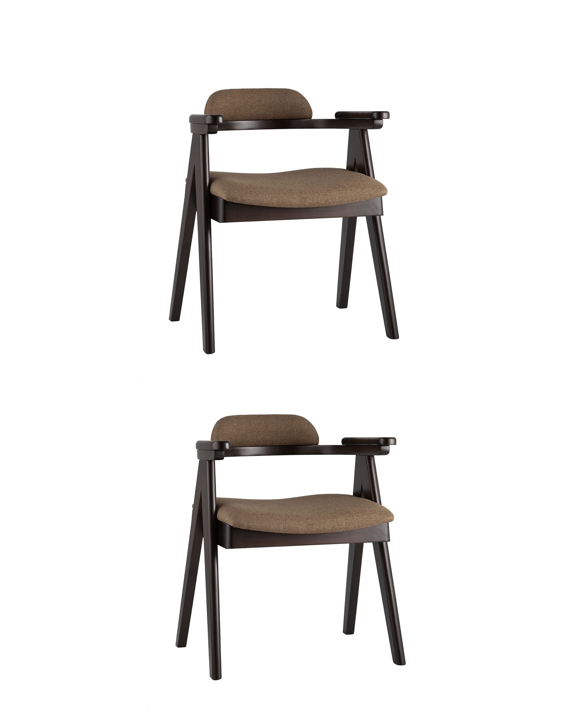 Комплект стульев Stool Group OLAV MH32015 BZ-1 DARK BROWN-KOROB2
