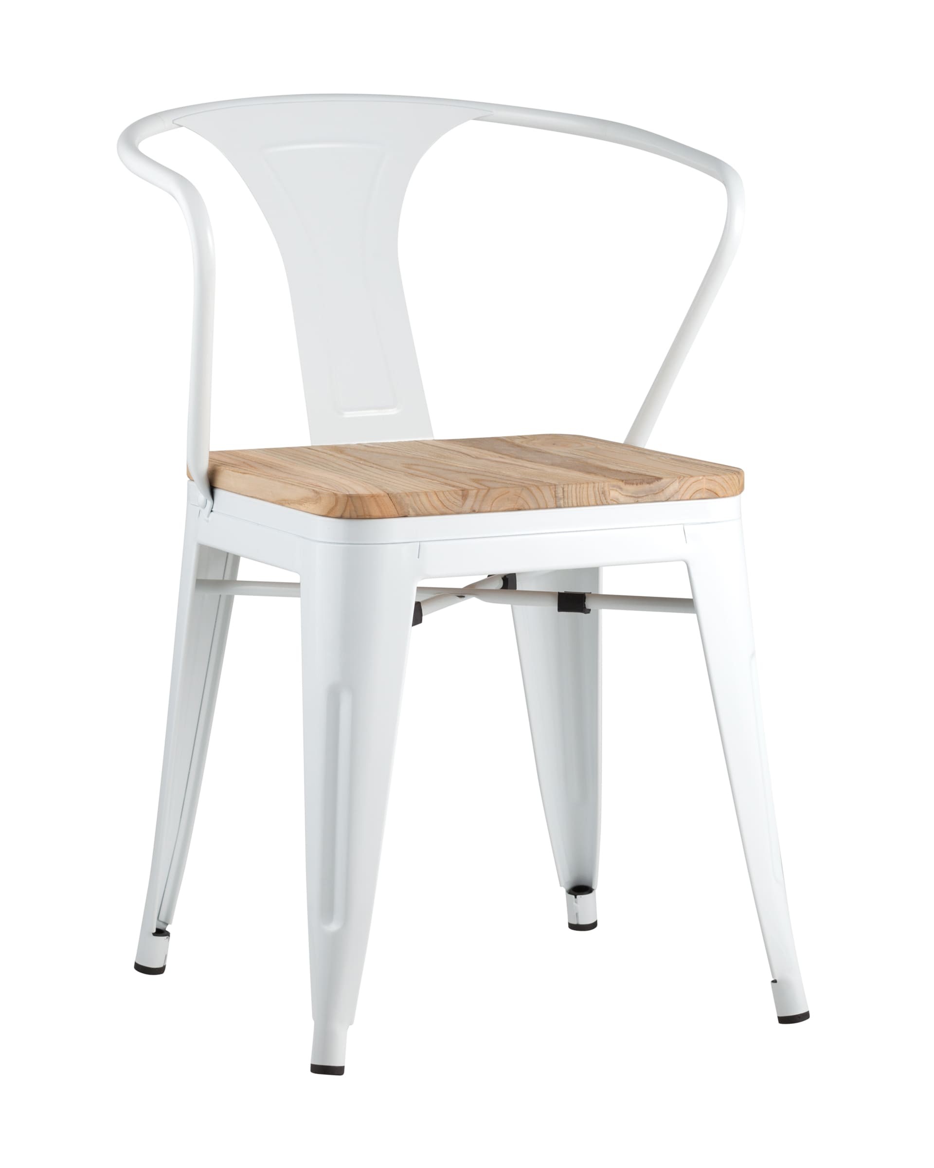 Обеденный стул Stool Group Tolix Arm Wood YD-H440AR-W LG-02