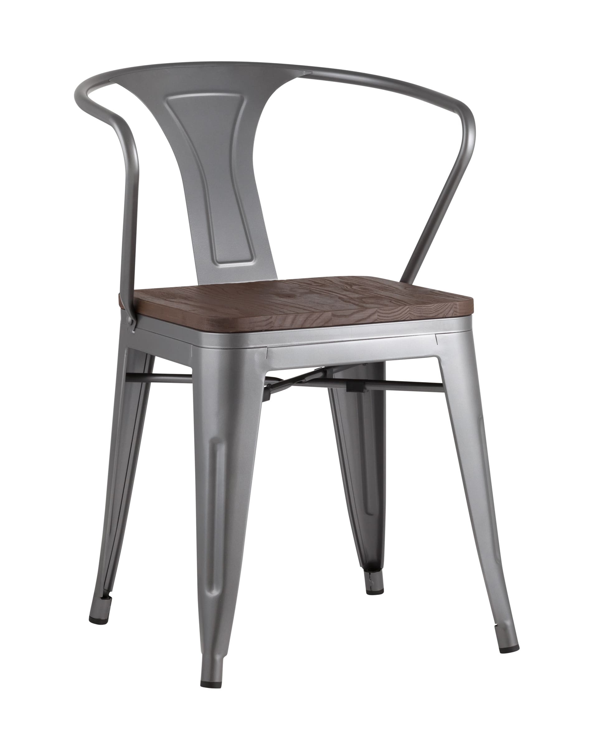 Обеденный стул Stool Group Tolix Arm Wood YD-H440AR-W YG-15