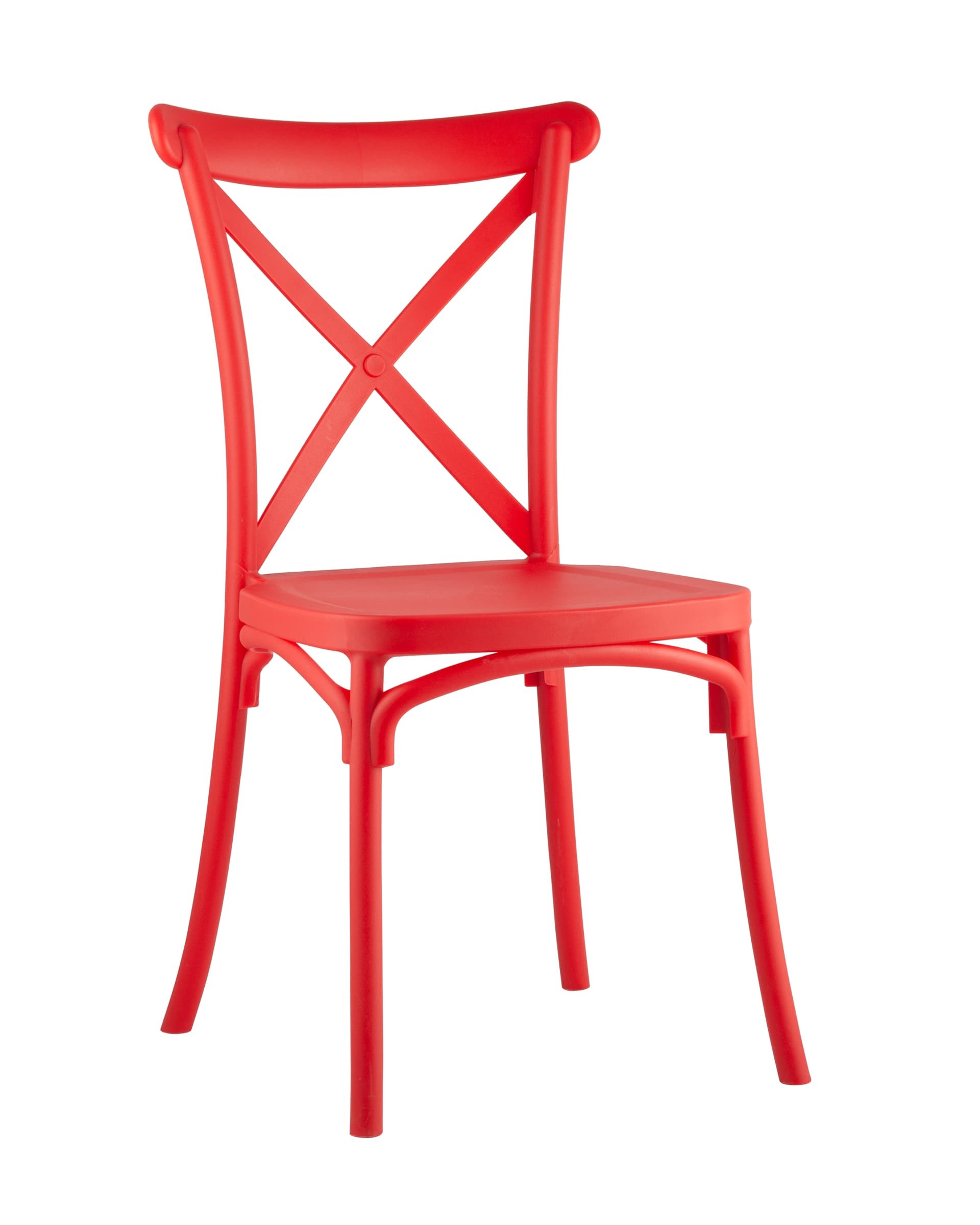 Стул пластиковый Stool Group Кроссбэк Y030 red