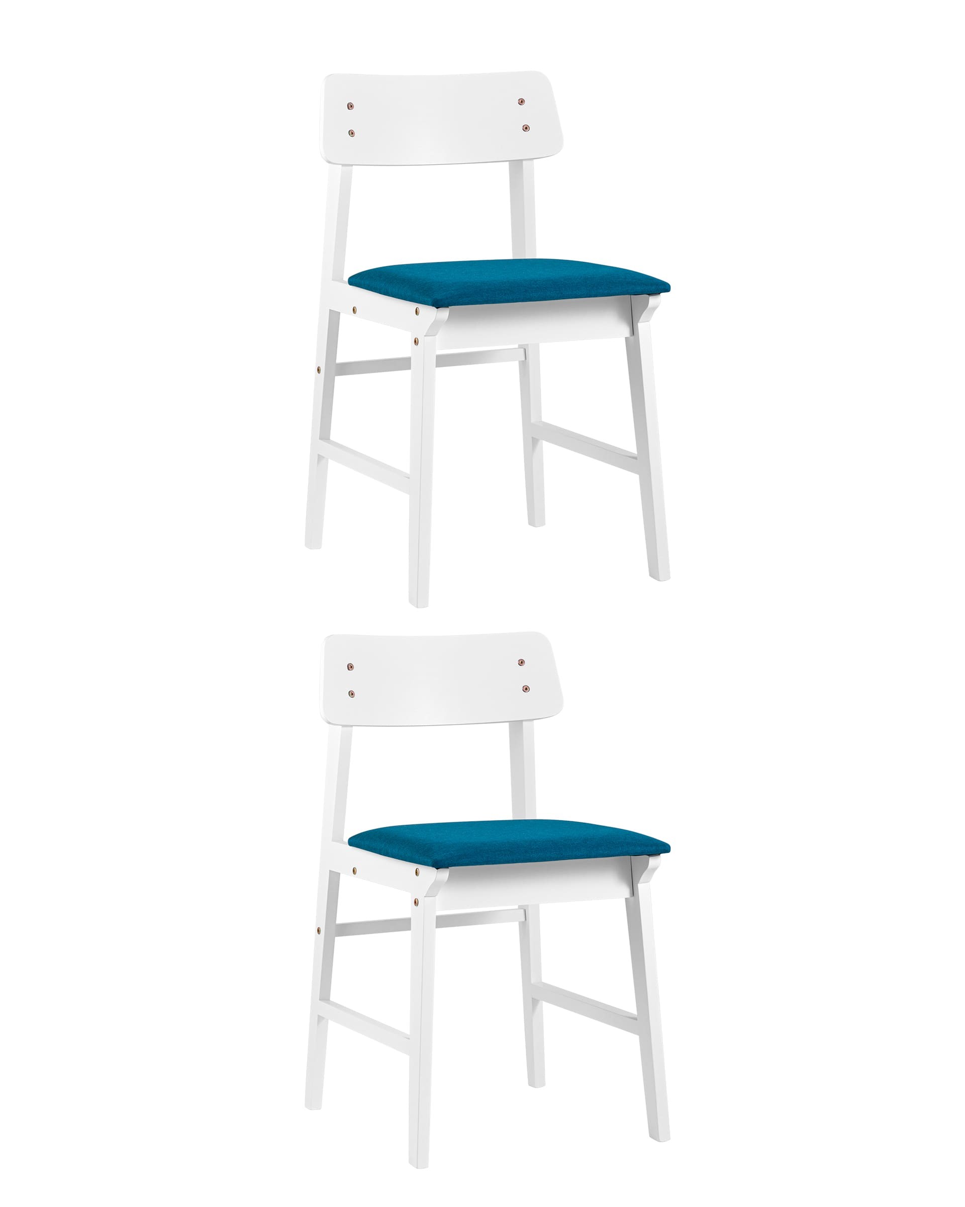 Стулья Stool Group Oden Wood MH52035 WHITE APPLE-7 BLUE X2