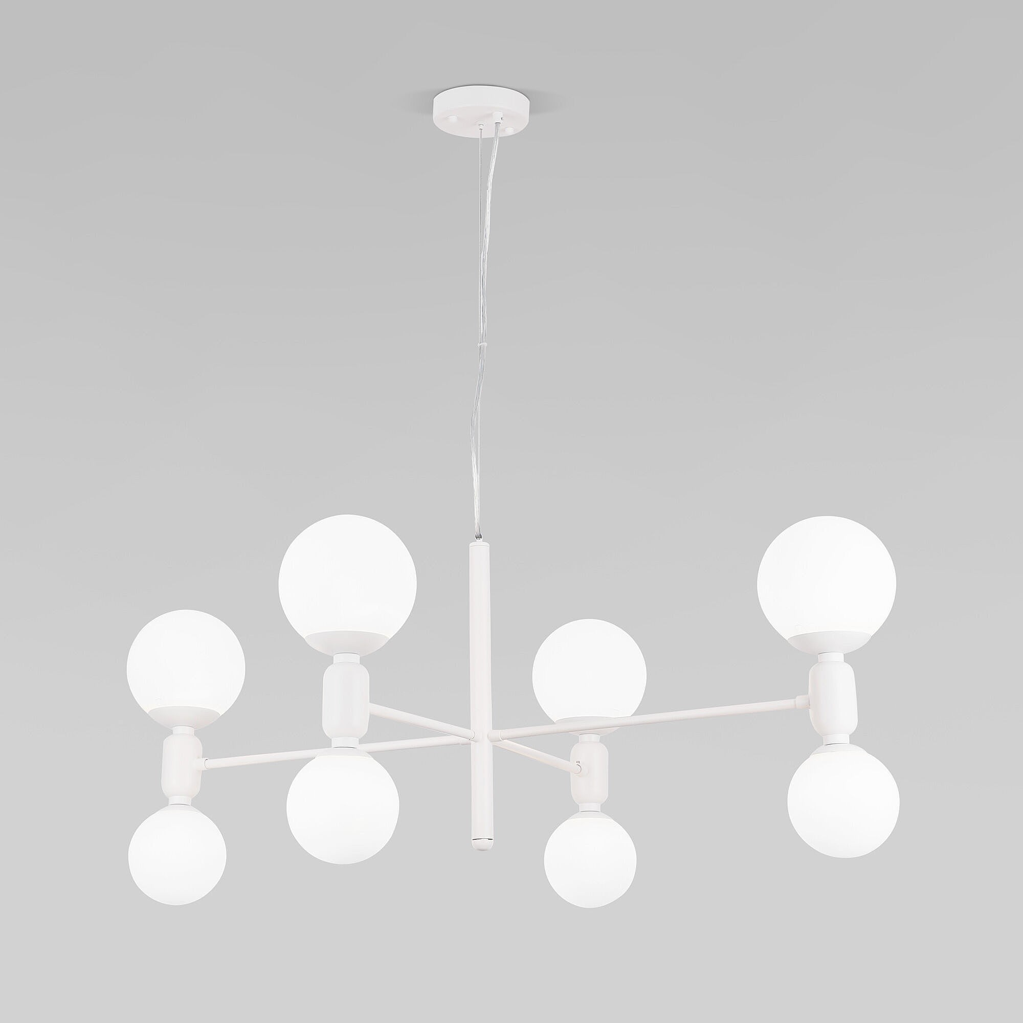 Подвесная люстра Eurosvet Bubble 30182/8 белый Smart