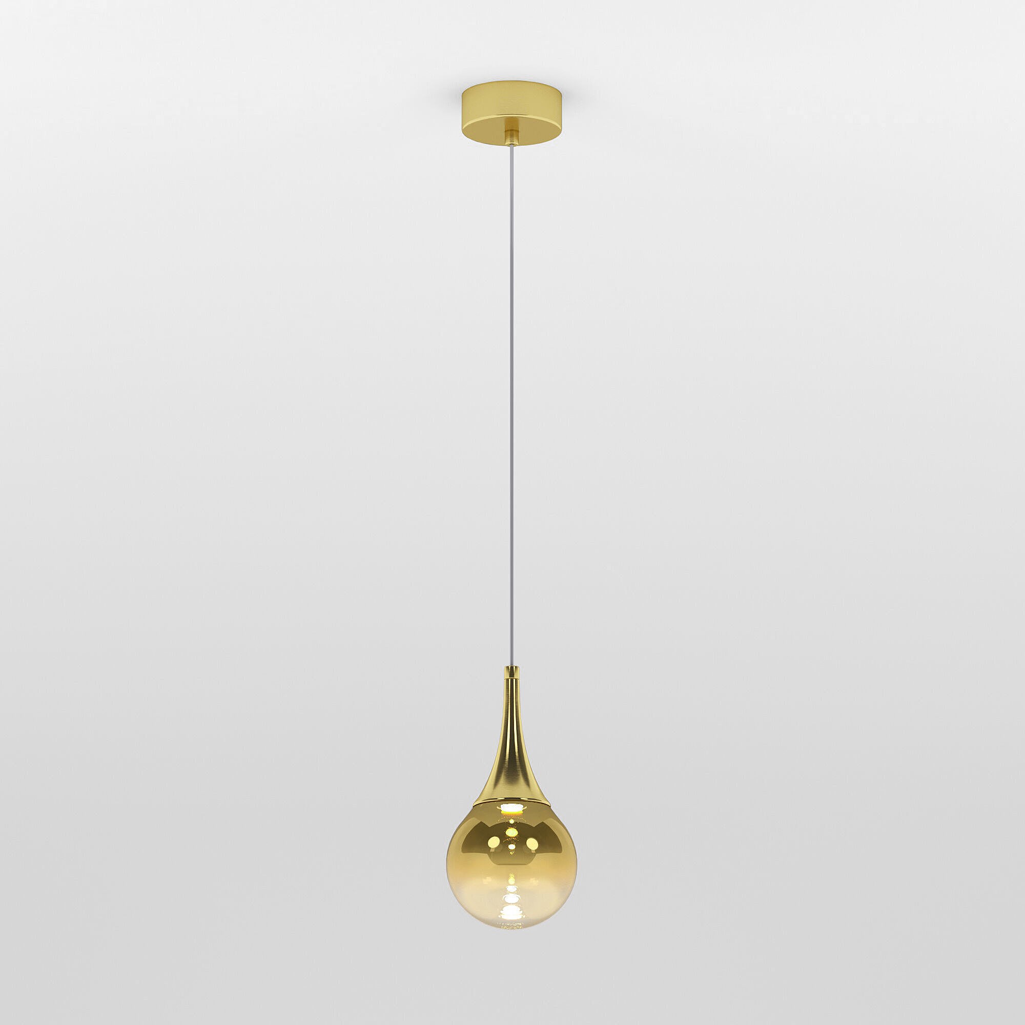 Светильник подвесной Eurosvet Adour 50256/1 LED золото