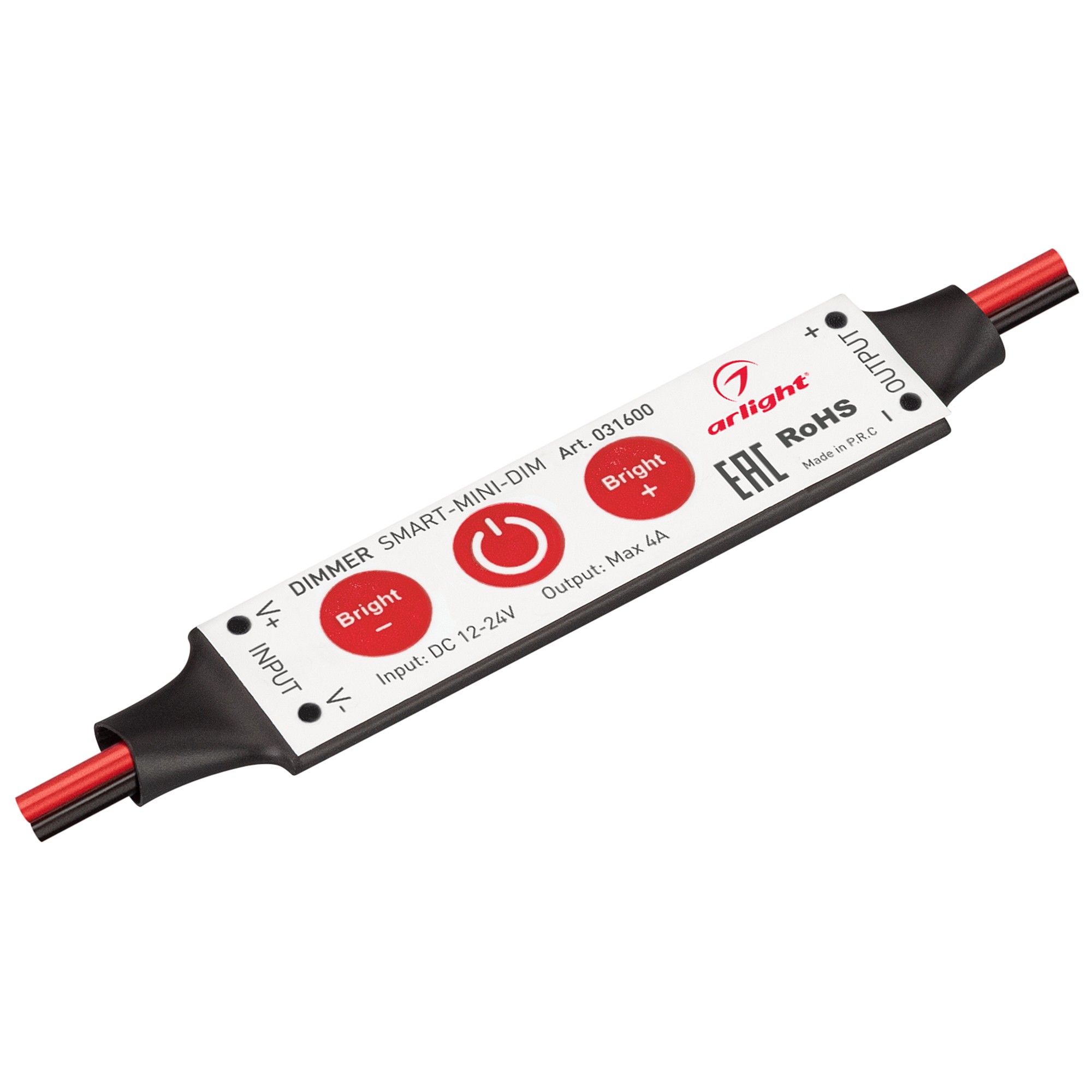 Миниатюрный диммер для монохромной светодиодной ленты (ШИМ) Arlight 031600