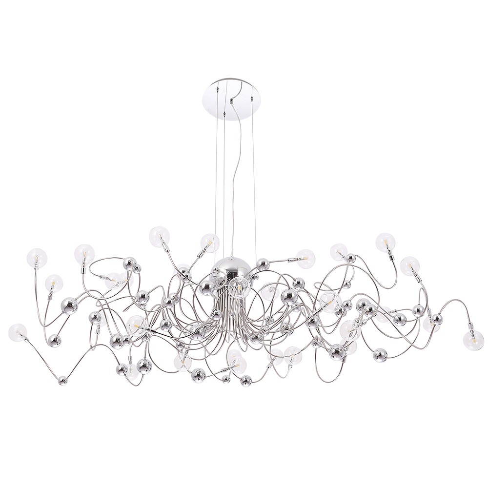 Подвесная люстра Crystal Lux Medusa MEDUSA SP30 CHROME