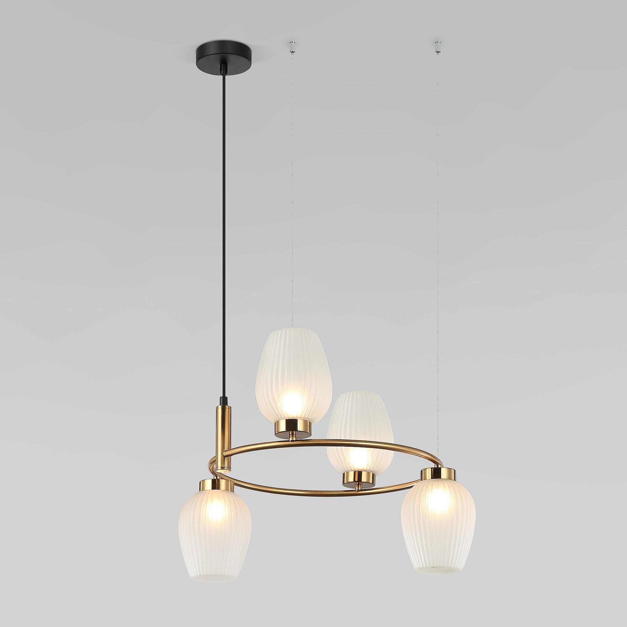 Подвесная люстра Eurosvet Alva 30183/4 латунь Smart