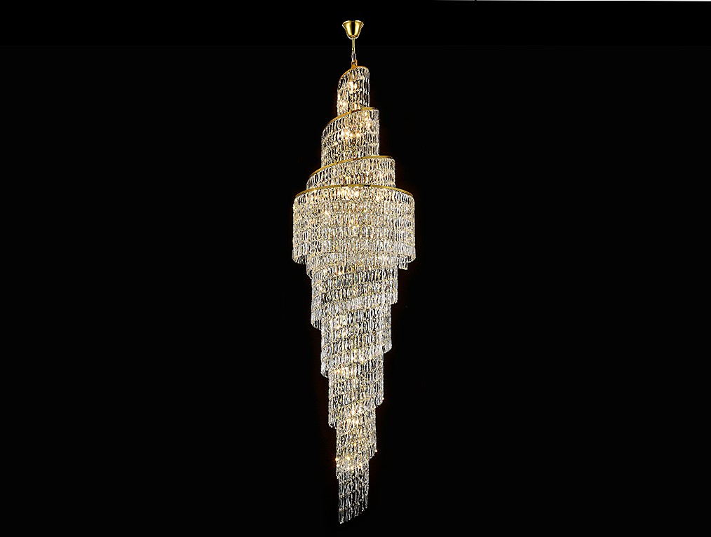 Люстра каскадная Newport 8240 8246/C gold NEW