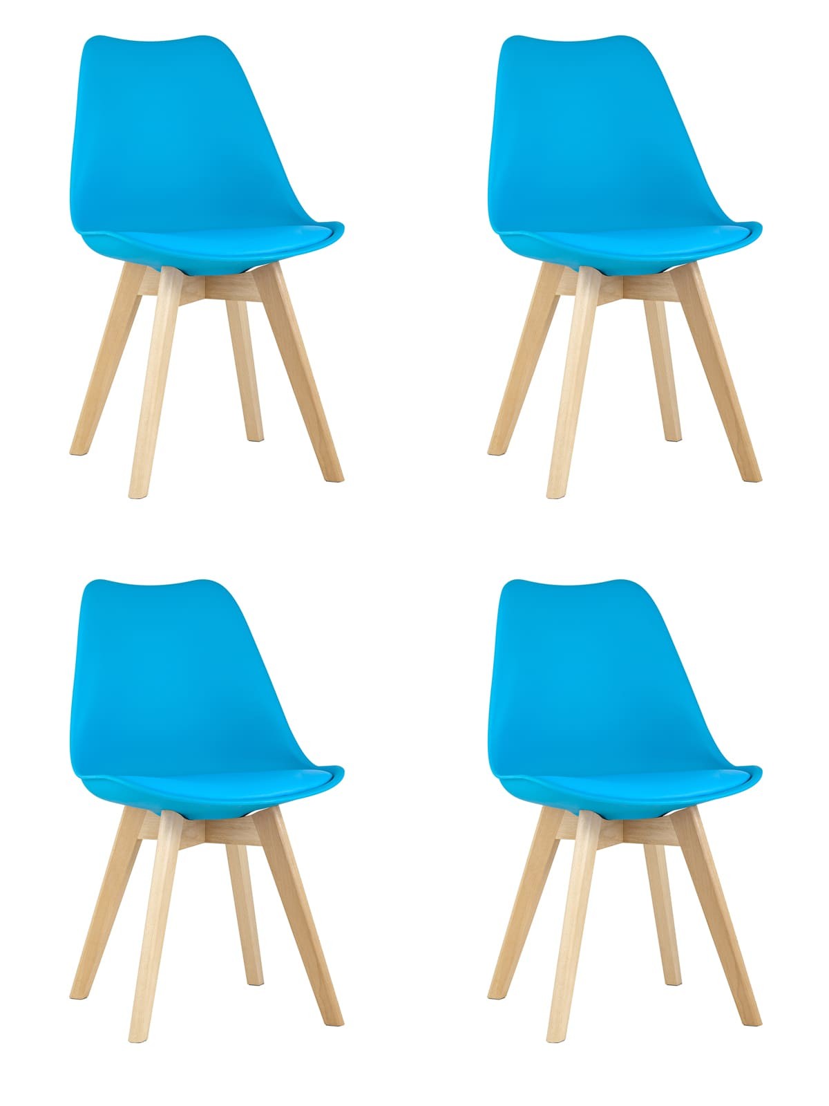 Комплект стульев Stool Group Frankfurt Y863-V seat aqua X4