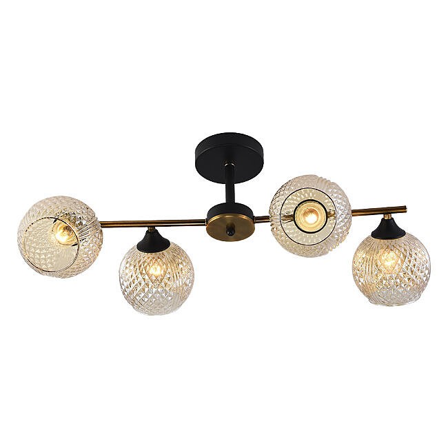 Потолочная люстра Seven Fires Dusan SF3348/4C-GDB-BK-AM