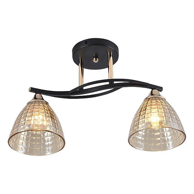 Потолочная люстра Seven Fires Gratiya SF3349/2C-BK-FGD-AM