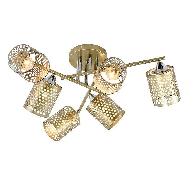 Потолочная люстра Seven Fires Idella SF3356/6C-GD-CR-GD