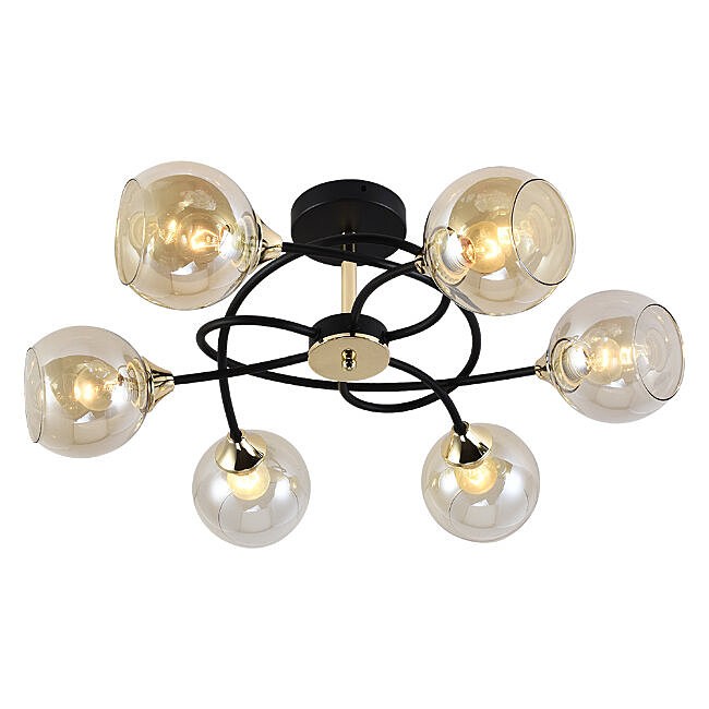 Потолочная люстра Seven Fires Aivor SF3364/6C-BK-FGD-AM